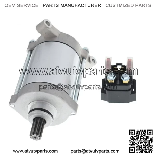 Starter & Relay Solenoid for Yamaha Wolverine 450 YFM450 2006 2007 2008-2010 - Image 2