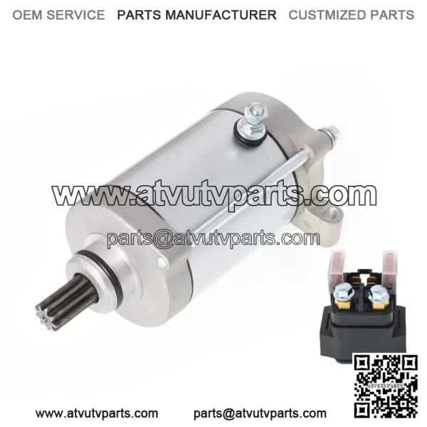 Starter & Relay Solenoid for Yamaha Rhino 660 YXR660 2004 2005 2006 - Image 3