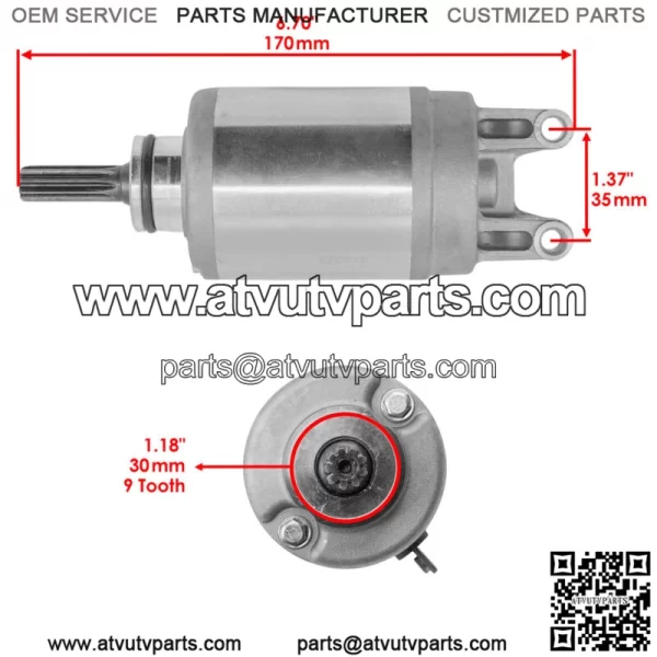 Starter & Clutch One Way Bearing for Suzuki LTR450Z Quadracer 450Z 2006-2009 - Image 3
