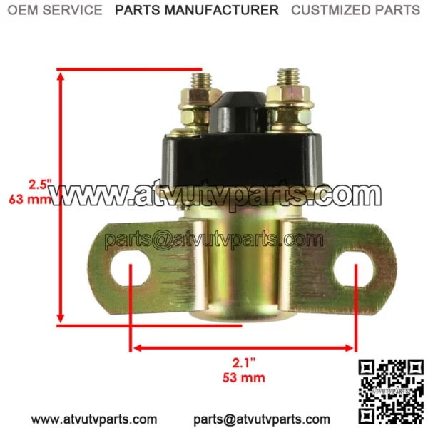 Starter & Drive for Polaris Xpedition 425 425Cc Engine 2000-2002 Relay Solenoid (For: Polaris) - Image 3