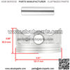 Cylinder Piston Ring for Yamaha Viking 700 YXM700 2014 2015 - 2021 Standard Bore - Image 2