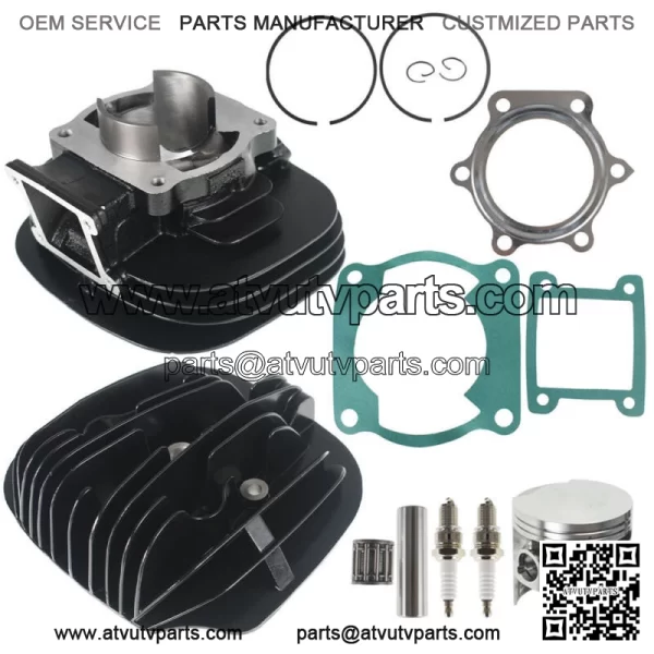 Cylinder Head Piston Gasket Top End Rebuild Kit For Yamaha Blaster 200 88-06
