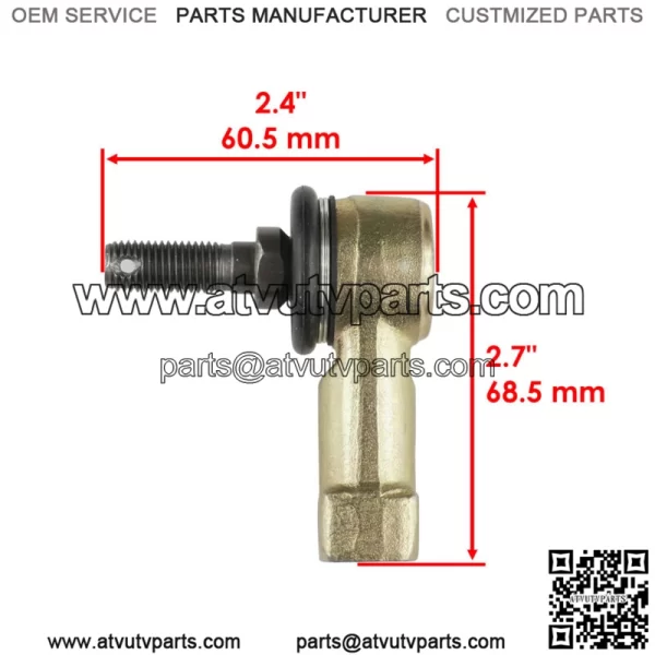 Two Sets Of Tie Rod End Kit for Honda TRX300EX 300 Ex Fourtrax 1997 1998 1999 - Image 2