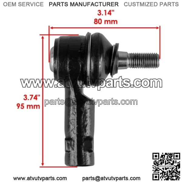 Tie Rod End 45 Deg For Polaris RZR XP 1000 Trails & Rocks 2021 2022 (For: Polaris) - Image 2