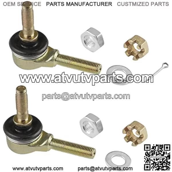 Tie Rod End Kit Compatible with Kawasaki Klf400 Klf-400 Bayou 400 4X4 1993 1994 1995 1996