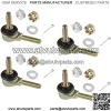Two Sets Of Tie Rod End Kit Compatible with Kawasaki Kvf400A Kvf400C Prairie 400 4X4 1997 1998 1999 2000