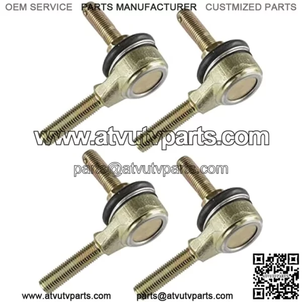 Two Sets Of Tie Rod End Kit Compatible with Kawasaki Kvf400A Kvf400C Prairie 400 4X4 1997 1998 1999 2000 - Image 3