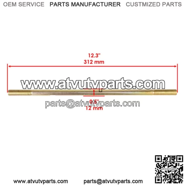 Tie Rod Set for Polaris 570 EFI / Eps Forest Tractor 2015 / Sportsman Mv7 2005 - Image 3