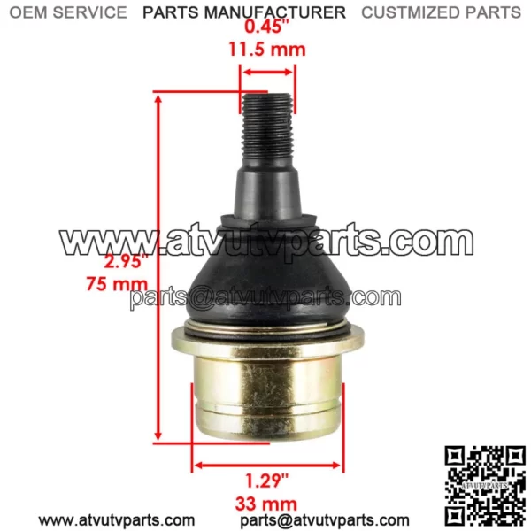 for Kawasaki Teryx 800 4 KRT800 2014 2015 Upper or Lower Ball Joint (For: Kawasaki Teryx4 800) - Image 2