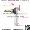 Tie Rod End Kit for Honda TRX300FW TRX-300FW Fourtrax 4x4 1988-1996 2 Sets - Image 2