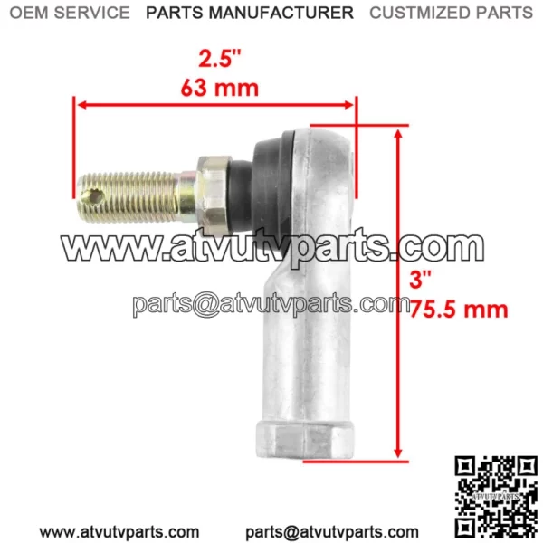 Tie Rod End Kit for Honda TRX300FW TRX-300FW Fourtrax 4x4 1988-1996 2 Sets - Image 2