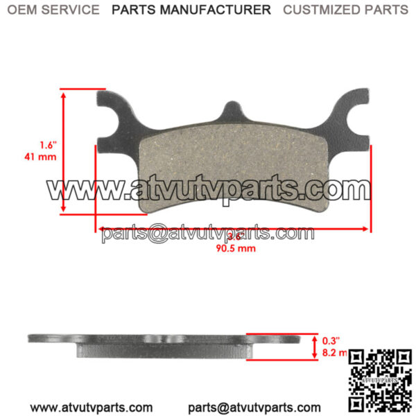 Brake Pads for Polaris 400 Sportsman Rear Brakes 2003 2004 2005 - Image 2