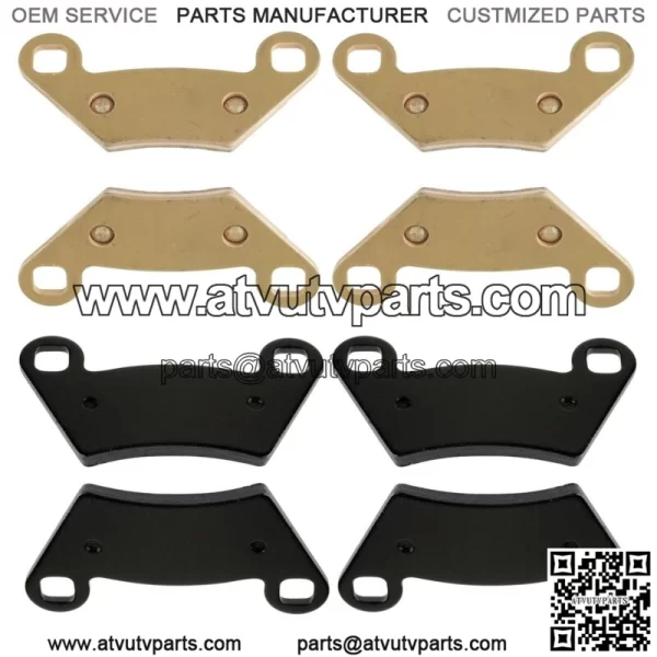 2x Front & Rear Brake Pads for Polaris Sportsman 570 X2 EPS 2015-2016 2018-2021 - Image 4