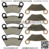 2x Front & Rear Brake Pads for Polaris Sportsman 570 X2 EPS 2015-2016 2018-2021 - Image 5