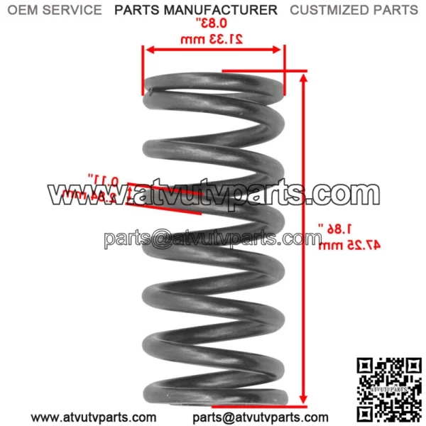B88-16173-00 Primary Drive Clutch Spring  For Yamaha QTY 3 - Image 2