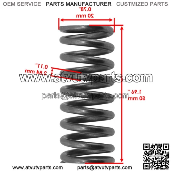 92145-1630 Primary Drive Clutch Spring  For Kawasaki QTY 3 - Image 2