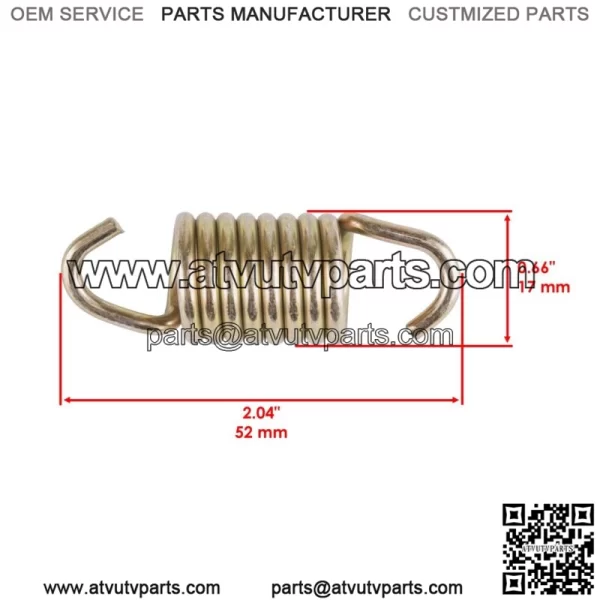 6x Exhaust Spring For Polaris RZR XP 1000 EPS 2014 (For: Polaris) - Image 2