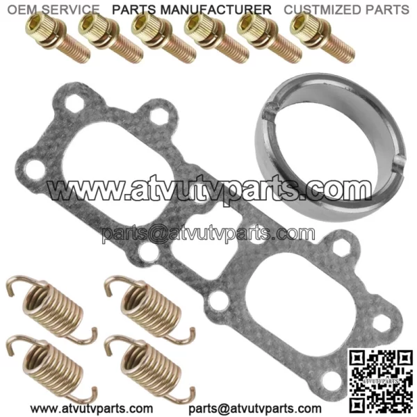 Exhaust Muffler Gasket Seal Spring Kit For Polaris RZR XP / RZR XP 4 1000 / 2014 (For: Polaris) - Image 4