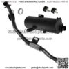 Exhaust Muffler w/ Pipe Gasket fits Polaris Sportsman 500 4x4 1996 1997 - 2000