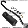 Exhaust Muffler & Pipe W/ Gasket For Polaris SPORTSMAN 700 2005 2006 - Image 4