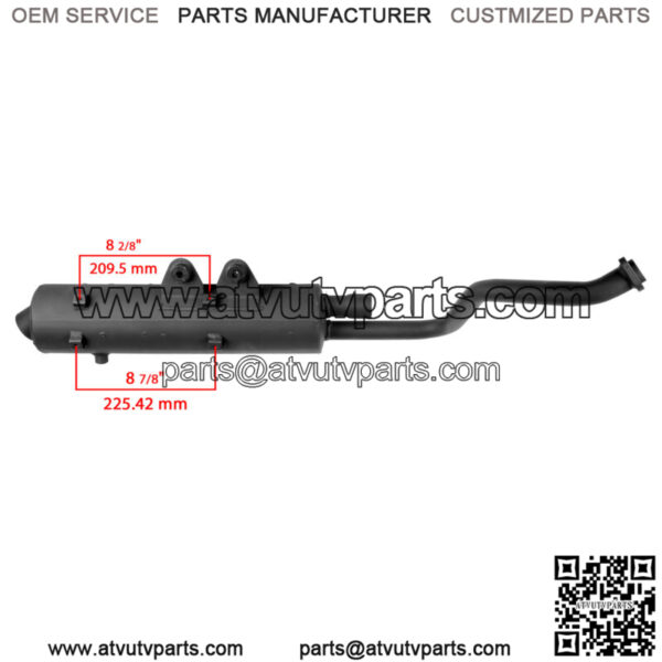 Exhaust Muffler W/Gasket for Kawasaki Prairie 650 KVF650 A B 4X4 2002-2003 - Image 2