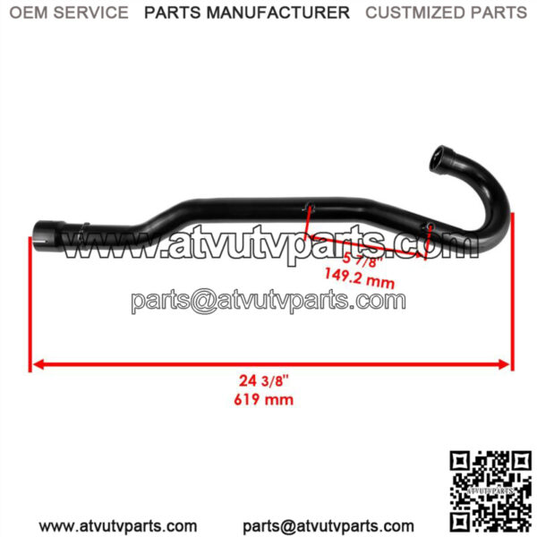 Exhaust Muffler w/ Pipe Gaskets fits Kawasaki Bayou 220 KLF220A 1988 1989 - 2002 - Image 3