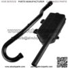 Exhaust Muffler w/ Pipe Gaskets fits Kawasaki Bayou 220 KLF220A 1988 1989 - 2002 - Image 4