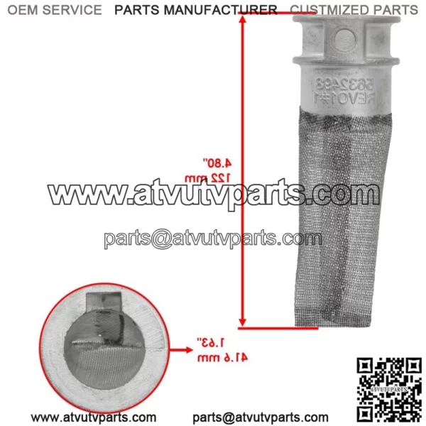 Exhaust Spark Arrestor For Polaris Scrambler 850 2013-2023 1262239 - Image 2
