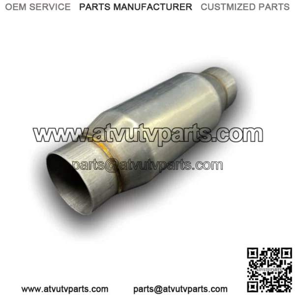 BP251 Exhaust Muffler / Resonator - 304 Stainless Steel - 2.5" - Image 2