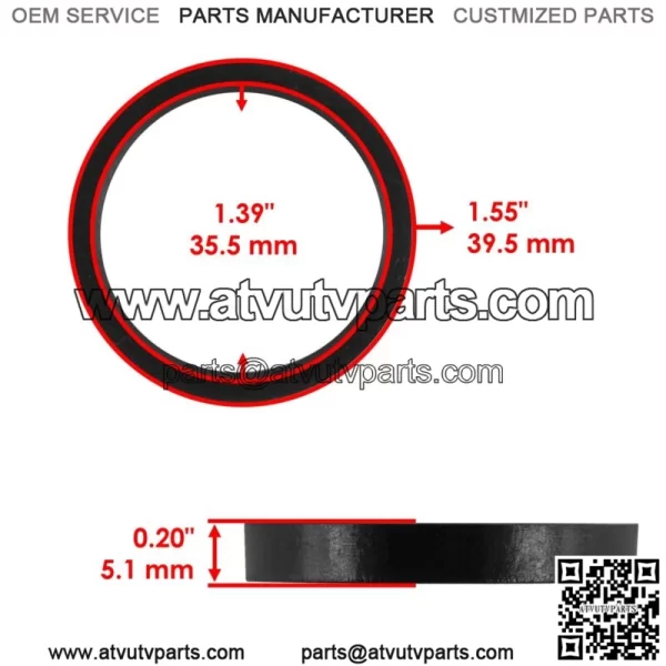 Clutch Limiter Spacer for Polaris Scrambler 1000 XP 14-2022 / 1000 XP S 2021-22 (For: Polaris) - Image 2