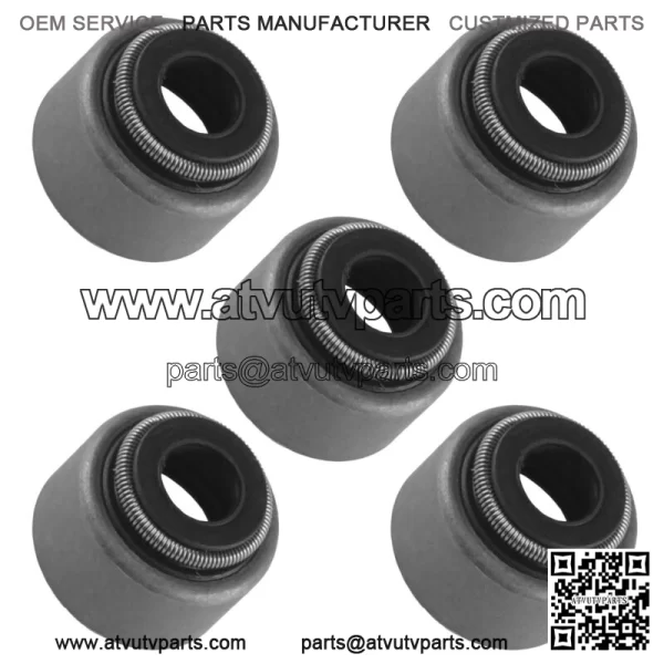 5X Valve Stem Seal For Yamaha Raptor 660R 2001-2005 (For: 2006 Yamaha Rhino 660)