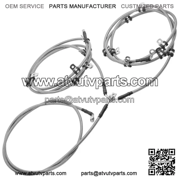 Brake Hose Line for Can-Am Maverick X3 Max RR Turbo 2020-2023 705601571 Rear - Image 3