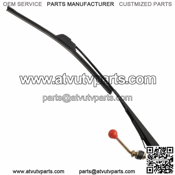 UTV Manual Hand Operated Windshield Wiper Rubber Blade Universal Replacement Kit (For: More than one vehicle) - Image 3