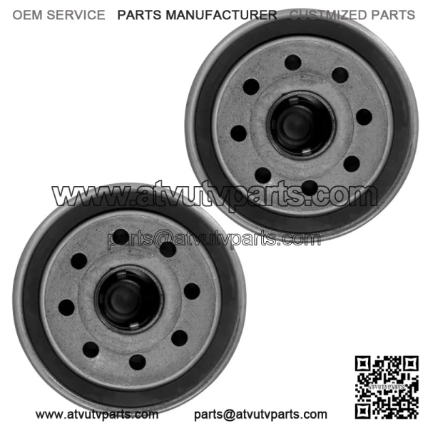 2 Pack Oil Filter for Yamaha YFM660 Grizzly YXR660 Rhino YFM450 Kodiak YFM450Fx (For: 2006 Yamaha Rhino 660) - Image 4