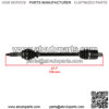 Rear Right / Left Complete CV Joint Axle for Polaris 1333233, 1590476 - Image 2
