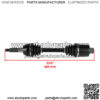 Rear Right And Left Complete CV Joint Axles for Polaris Sportsman 600 4X4 03-05 - Image 2