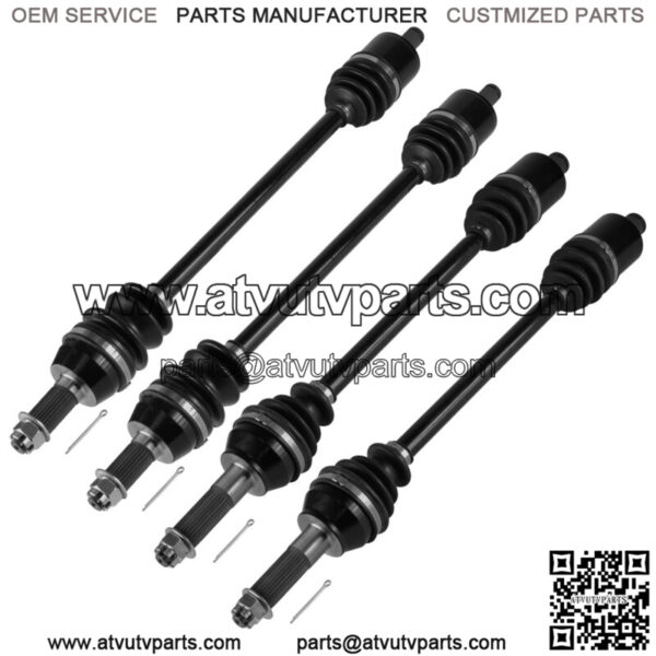 Front Rear Left Right Axles for Polaris Ranger 1000 / Crew 1000 Dsl / XP 1000
