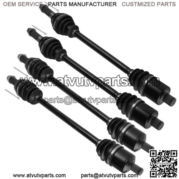 Front Rear Left Right Axles for Polaris Ranger 570 / Crew 570 Full Size 2015 - Image 4