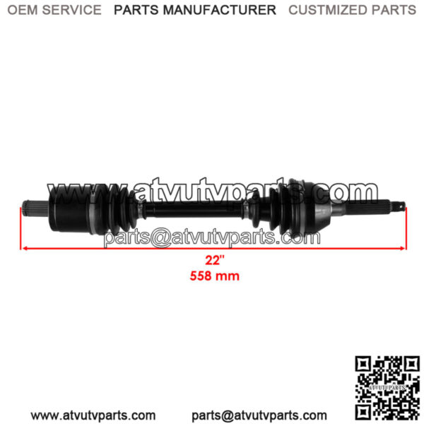 for Polaris 1380234 Front Left / Right Complete CV Joint Axle - Image 2