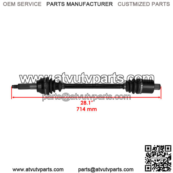 for Polaris Ranger XP 900 ALL 2013-2017 Rear Left / Right Complete CV Joint Axle - Image 2