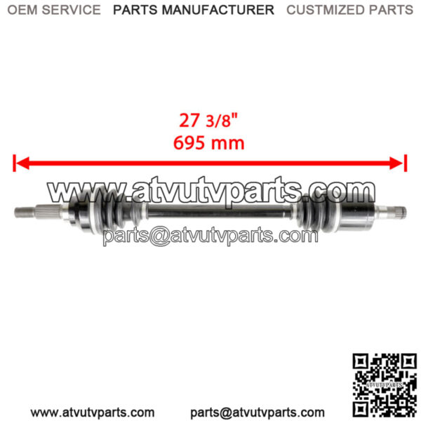 for John Deere A3 Gator UTV M-Gator PC10887 Front Left and Right CV Joint Axles - Image 2
