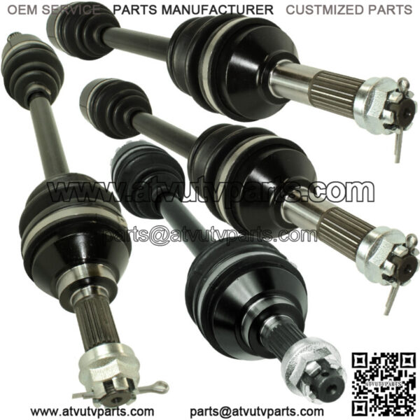for Kawasaki Brute Force 750 KVF750 4X4i / EPS 2005-17 Front Rear CV Joint Axles