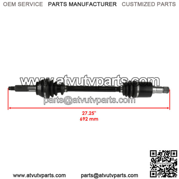 Rear Right CV Axle for Polaris Ranger 700 500 4X4 EFI 07-09 / 800 6X6 EFI 10-16 - Image 2