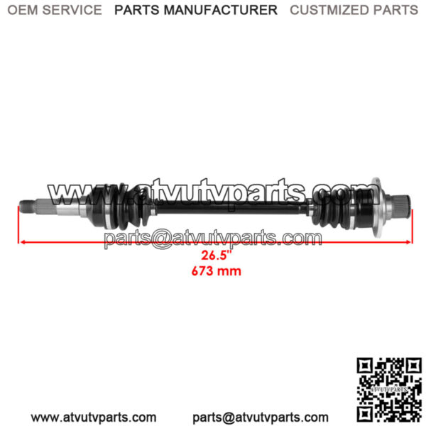 for Yamaha Rhino 700 YXR700F FI 4WD 2008 2009 2011-2013 Rear Right CV Joint Axle - Image 2