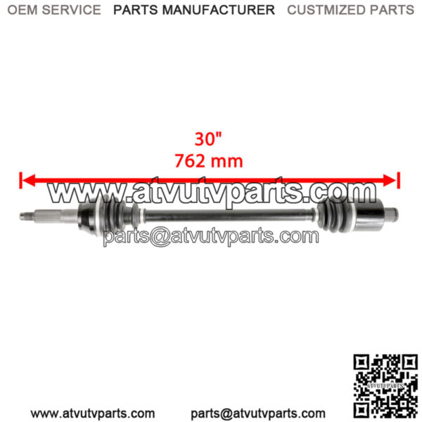 Front Rear LH RH CV Joint Axles for Polaris RZR XP 900 EFI / 4 XP 900 2011-2013 - Image 2