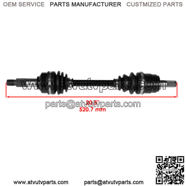 Front Left CV Joint Axle for Honda TRX500FM Foreman Rubicon 500 4X4 2014-2019 - Image 2