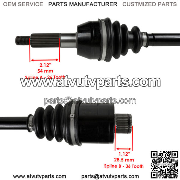 Rear Left Or Right CV Joint Axle W/ Bearing for Polaris Sportsman 570 EFI 2014 - Image 2