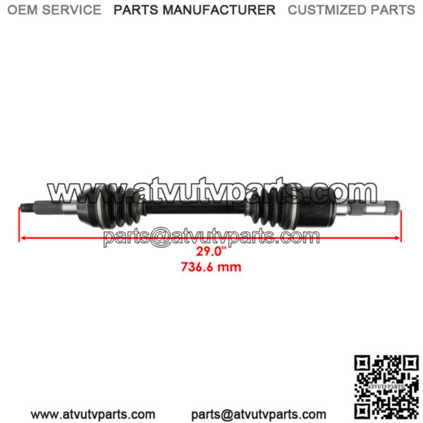 Rear Left Complete CV Joint Axle for Polaris Ranger 500 2X4 4X4 2005 2006 2007 - Image 2