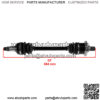 Rear Right CV Joint Axle for Arctic Cat 500 4X4 2005-2010 2013 2014 - Image 2