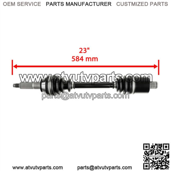 Front Rear Left and Right CV Joint Axle fits Polaris Sportsman 570 2015 - 2017 - Image 4